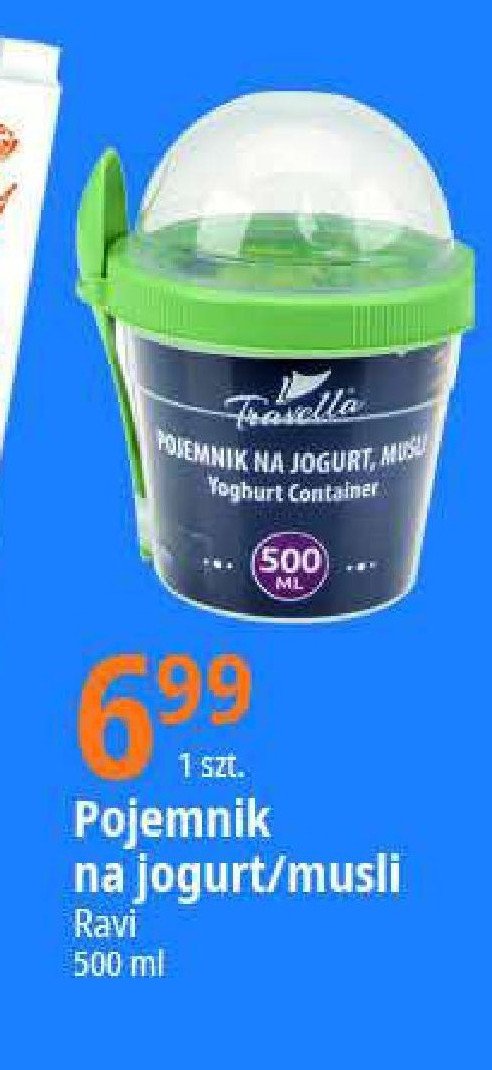 Pojemnik na jogurt 500 ml Ravi promocja