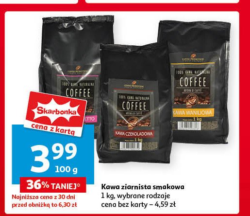 Kawa waniliowa Coffee promotion gold coffee promocja