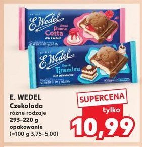 Czekolada mleczna o smaku tiramisu Wedel promocja