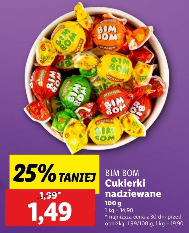 Cukierki Bim bom promocja