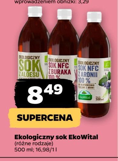 Sok z aloesu Ekowital promocja w Netto