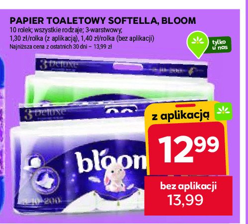 Papier toaletowy biały Softella promocja