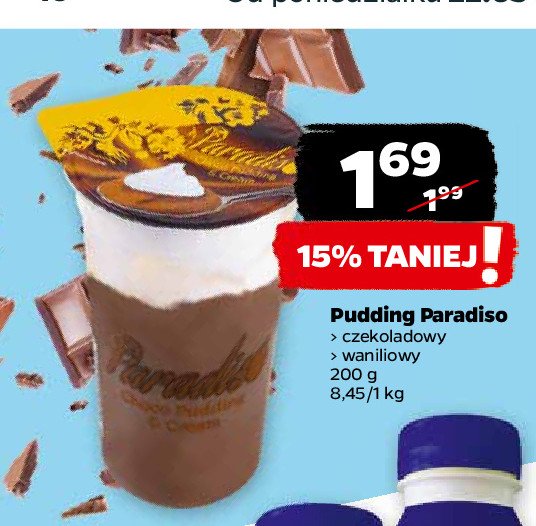 Pudding z bitą śmietaną waniliowy Paradiso promocja