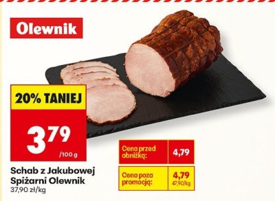 Schab z Jakubowej Spiżarni Olewnik promocja w Biedronka