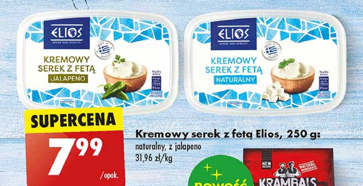 Serek kremowy z fetą jalapeno Elios promocja