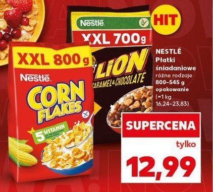 Płatki śniadaniowe Nestle lion promocja