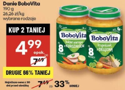 Danie BoboVita wybrane rodzaje promocja w Delikatesy Centrum