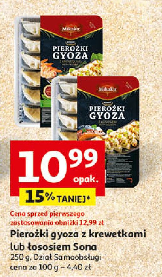 Pierożki gyoza z krewetkami Mikaku promocja