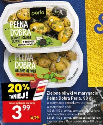 Oliwki zielone w marynacie Pełna Dobra Perła promocja w Twój Market