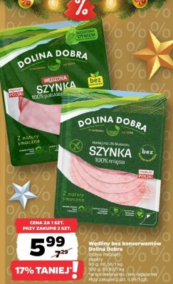 Wędliny bez konserwantów różne rodzaje promocja w Netto