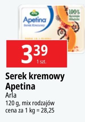 Serek kremowy india Arla apetina promocja