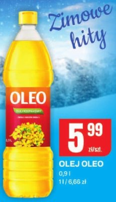 Olej OLEO rzepakowy promocja w Chorten