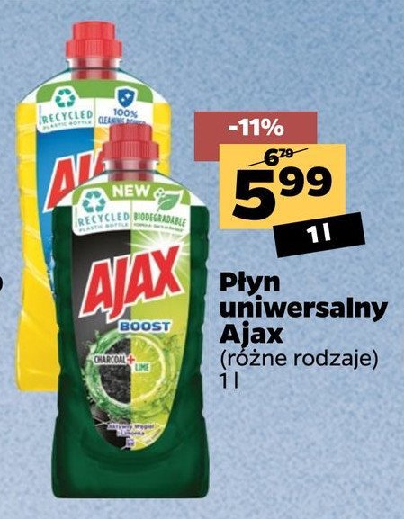 Płyn do czyszczenia lemon Ajax optimal 7 Ajax . promocja
