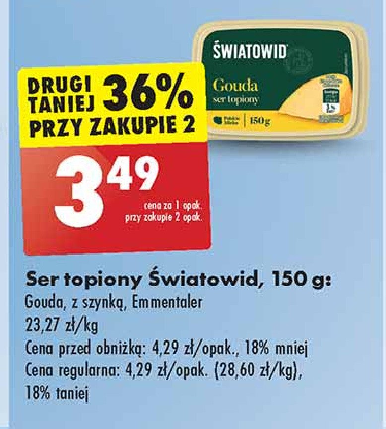 Ser topiony gouda Światowid promocja