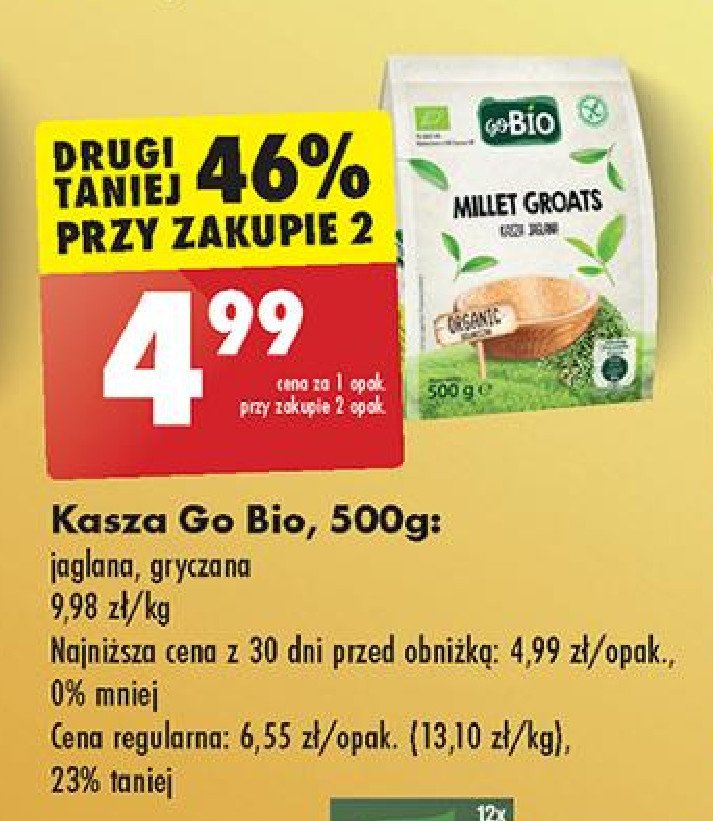 Kasza gryczana Gobio promocja