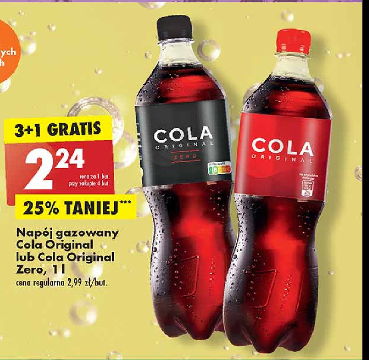 Napój Cola original promocje