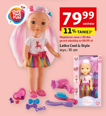 Lalka cool&style 35 cm One two fun promocja