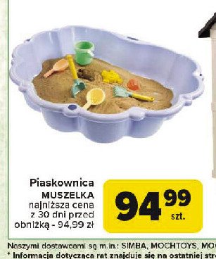 Piaskownica muszelka promocja w Carrefour