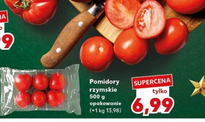 Pomidory rzymskie promocja w Kaufland