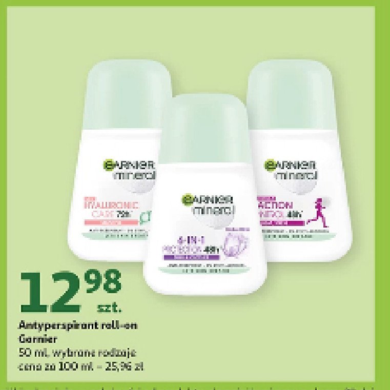 Dezodorant cotton fresh Garnier mineral protection 5 promocja