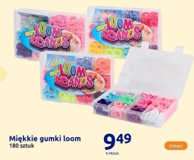 Miękkie gumki 180 sztuk promocja w Action