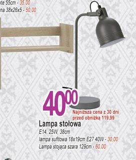 Lampa 129 cm promocja