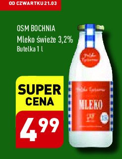 Mleko świeże od krów rasy polska czerwona Bochnia promocja
