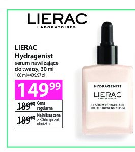 Serum nawilżające do twarzy Lierac hydragenist promocja