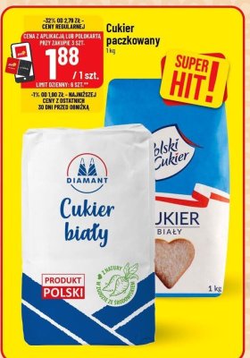 Cukier paczkowany biały  promocja w POLOmarket