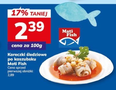 Karczki śledziowe po kaszubsku Mati Fish promocja w Hitpol