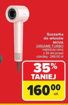 Suszarka do włosów TURBO MOVA DREAME promocja w Carrefour