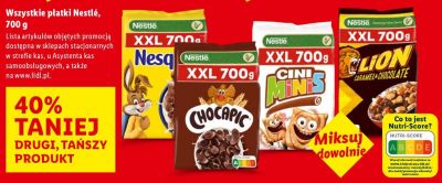 Płatki XXL 700 g Nestlé Nesquik promocja w Lidl