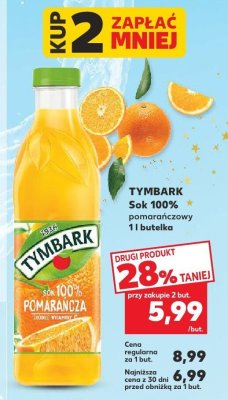 Sok 100% pomarańczowy 1 l  promocja w Kaufland
