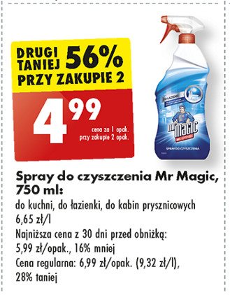 Spray do łazienki Mr magic promocja