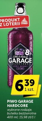 Piwo Garage Hardcore Very Berry Combo wybrane rodzaje, butelka bezzwrotna 400 ml promocja w Groszek