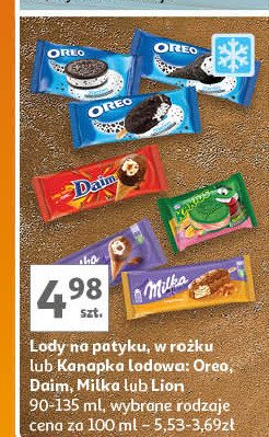 Lód butter cookie Milka promocja