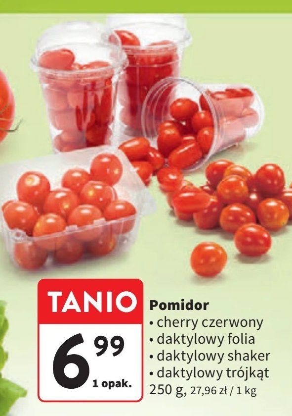 Pomidor cherry czerwony promocja w Intermarche