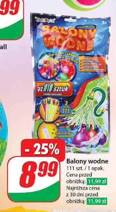 Balony wodne promocja