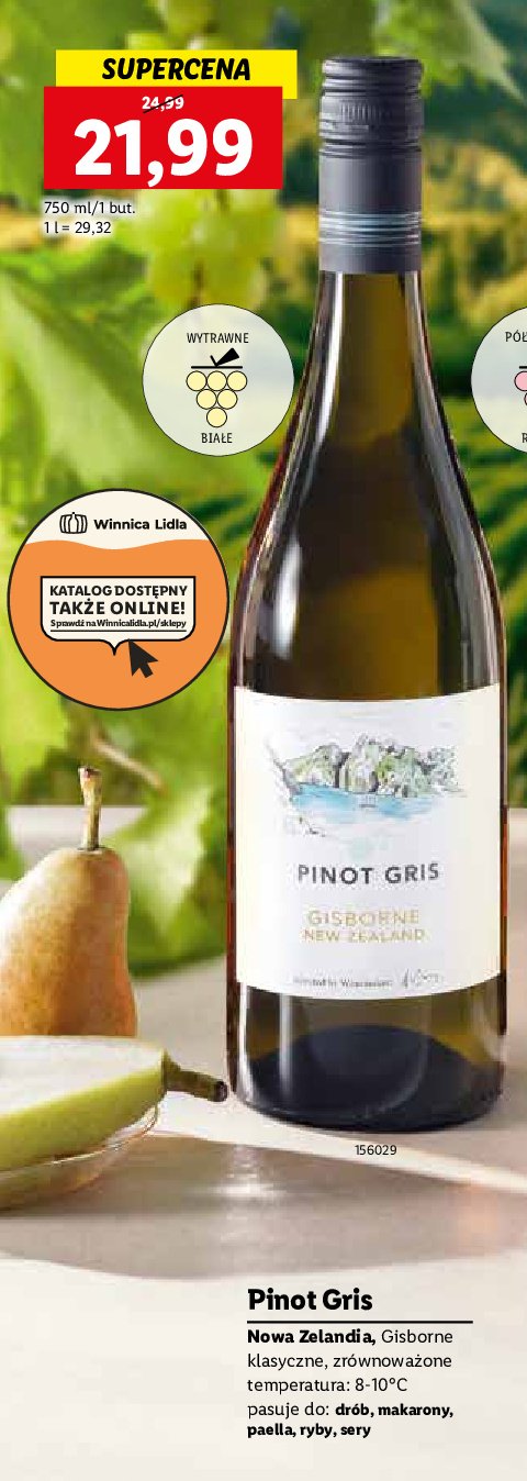 Wino Pinot gris gisborne promocja
