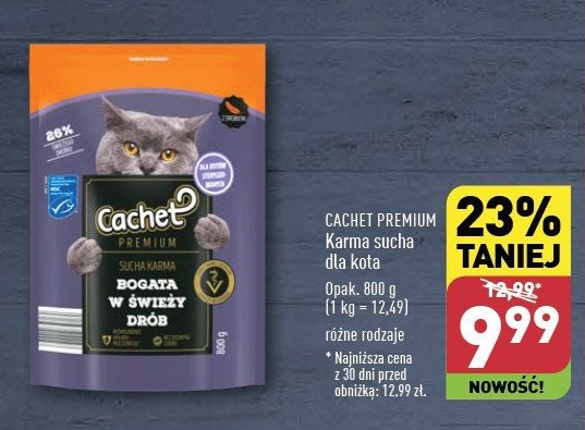 Karma dla kota drobiowa Cachet promocja