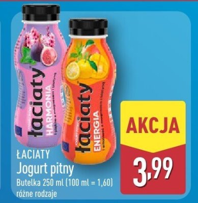 Jogurt pitny  promocja w Aldi