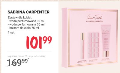 Zestaw dla kobiet: woda perfumowana + woda perfumowana + balsam do ciała  promocja w Rossmann