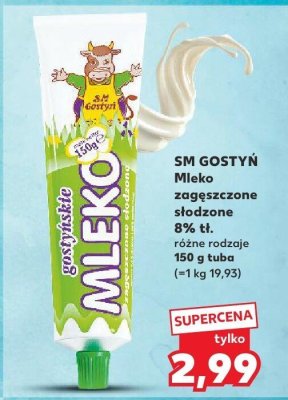 Mleko zagęszczone słodzone 8% tł. różne rodzaje promocja w Kaufland
