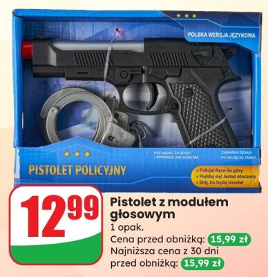 Pistolet z modułem głosowym promocja w Dino