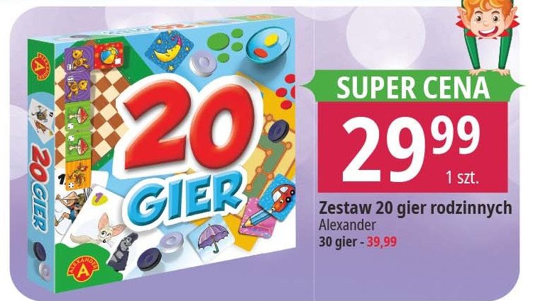 Gra 20 gier Alexander promocja