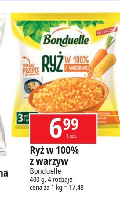 Ryż w 100% z marchewki Bonduelle promocja