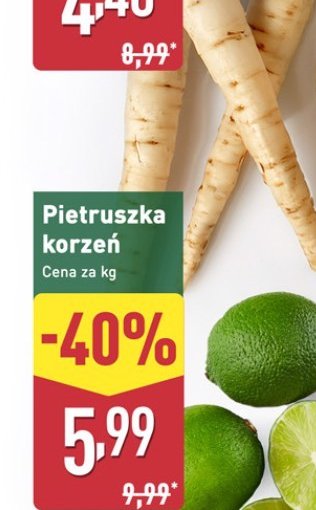 Pietruszka korzeń promocja w Aldi
