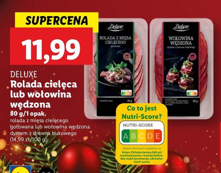 Wołowina wędzona Deluxe promocja