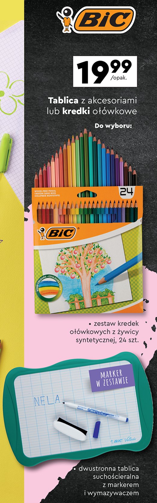Kredki ołówkowe tropicolor Bic kids promocja w Biedronka