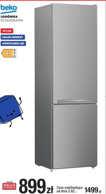 Lodówka RCSA300K40SN 181cm promocja w RTV EURO AGD